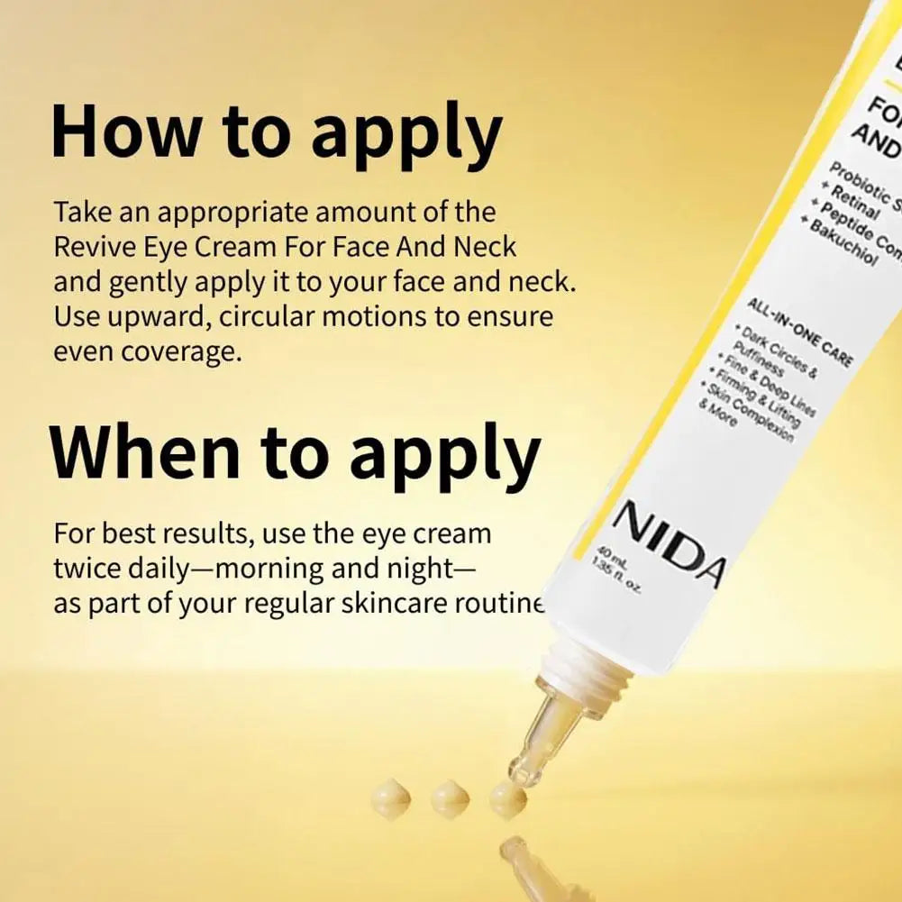 Eye Cream Sunscreen 2in1 Moisturizing UV Protection AntiWrinkle Dark Circles Puffiness Fast Absorb Non Greasy EyeCare Product